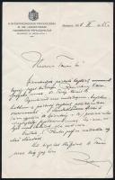 1927-1934 Ranschburg Pál (1870-1945) elme- és idegorvos, pszichológus 46 db levele, levelezőlapja, n...