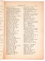 1941 Budapest és elővárosainak utcajegyzéke. A térkép melléklete. Bp., Honvéd Térképészeti Intézet. ...