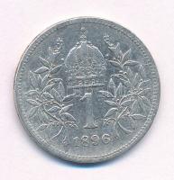 Ausztria 1896. 1K Ag "Ferenc József" T:2-
Austria 1896. 1 Corona "Franz Joseph"...