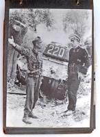 A Harmadik Birodalom képekben, 23 db különféle utólagos fotónagyítás, albumba rendezve, különböző mé...