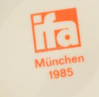 2 db ónfedeles német söröskorsó, matricás, jelzett, m: 16,5 cm