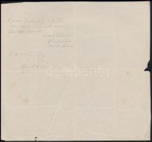 1890 Várady Lipót (1865-1923) kalocsai érsek saját kézzel írt levele