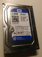 Western Digital WD10EZEX Blue SATA 3.5" merevlemez, 1TB, 7200rpm 64M cache jó állapotban. 11615 órás futásidő. HD Sentinel 100/100 %