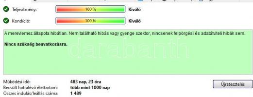 Western Digital WD10EZEX Blue SATA 3.5" merevlemez, 1TB, 7200rpm 64M cache jó állapotban.
1161...