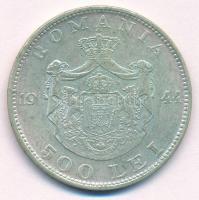 Románia 1944. 500L Ag "I. Mihály" T:2
Romania 1944. 500 Lei Ag "Mihai I" C:XF
...