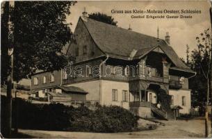 Malá Morávka, Klein-Mohrau (Oesterr. Schlesien); Gasthof Erbgericht Gustav Drnetz / hotel and restaurant