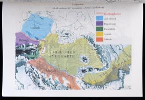 2 db Hunnivári Zoltán könyv: Hungária új történelmi atlasza, Moosburg fekvése, Pribina országa