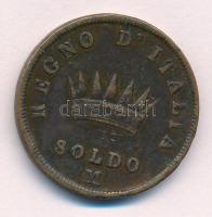 Olasz Államok / Napóleon Királysága 1811M 1S Cu "I. Napóleon" T:2-,3 ü.
Italian States / ...