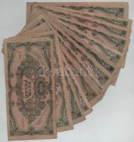 1945. 1000P (47x) piros "MNB" bélyeggel T:III,III-