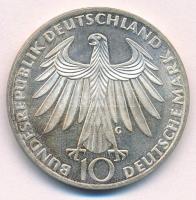 NSZK 1972G 10M Ag "Olimpia-München / Atléták" T:1-  FRG 1972G 10 Mark Ag "Olympic Gam...