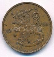 Finnország 1939. 10p Cu technológiai hibás veret T:VF
Finland 1939. 10 Pennia Cu struck with techno...