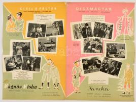 2×2 néha 5 filmplakát, hátulján más filmekkel: Civil a pályán, Mágnás Miska, Díszmagyar, Janika, haj...
