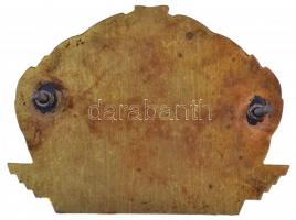 ~1980. "500 ezer kilométer balesetmentesen" kitüntető autójelvény (72x97mm) T:1-