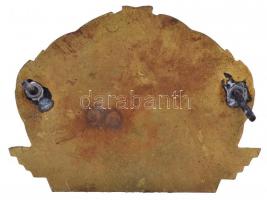 ~1980. "250 ezer kilométer balesetmentesen" kitüntető autójelvény (72x97mm) T:1- hátlapon ...