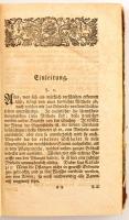 Gattungen der Pflanzen und ihre natürliche Merkmale ... I.-II. Gotha, 1775. Karl Wilhelm Ettinger, h...