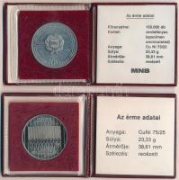 1982. 100Ft Cu-Ni "Labdarúgó világbajnokság 1982" eredeti tokban, tanúsítvánnyal + 1983. 1...