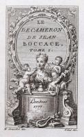 Bocaccio: Le Décameron de Jean. Boccace I. kötet. Londres 1777.  François Boucher, Charles Eisen és ...