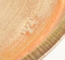 2 db ezüstözött kehely, m: 15,5 cm