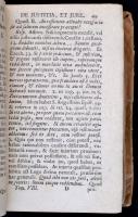 Antoine, Paul Gabriel: Tractatus Theologicus de Justitia et Jure... Jaurini (Győr), 1755. Joannis St...
