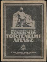 1935 Barthos-Kurucz: Egyetemes Történelmi Atlasz. Bp., M. Kir. Állami Térképészet, javított kötéssel, 40p