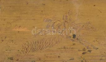 Réz lőszertartó dobozok, 2 db, gravírozott díszítéssel, 7×7×4 cm, 22×8×6 cm