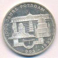 Németország 1993F 10M Ag 1000 éves Potsdam T:1-(eredetileg PP) Germany 1993F 10 Mark Ag 1000th Anniversary - Potsdam C:AU(originally PP) Krause KM#180