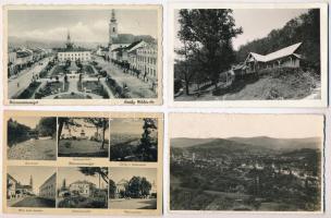 4 db RÉGI erdélyi képeslap: Teke, Sugás-fürdő, Máramarossziget / 4 pre-1945 Transylvanian postcards: Teaca, Baile Sugas, Sighetu Marmatiei