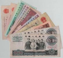 Kína 1960-1996. 1j-10Y (14x) T:III
China 1960-1996. 1 Jiao -10 Yuan (14x) C:F
