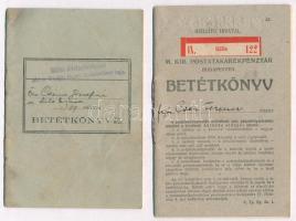 ~1910-1917. Göllei hitelszövetkezet mint az Országos központi hitelszövetkezet tagja betétkönyve (2x) + 1921. Gölle M. Kir. Postatakarékpénztár betétkönyve