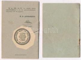 ~1910-1917. "Göllei hitelszövetkezet mint az Országos központi hitelszövetkezet tagja" bet...