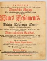 Christoph Starke: Synopsis Alte Testament V. kötet. + Synopsis Neues Testaments I-II. Kötet. 
Synop...