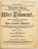 Christoph Starke: Synopsis Alte Testament V. kötet. + Synopsis Neues Testaments I-II. Kötet. 
Synop...