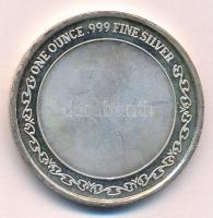 DN "Jávorszarvas" Ag emlékérem (31,3g/0.999/39mm) T:1- (eredetileg PP) ph.
ND "Moose...