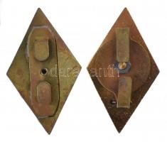 2db klf jelvény, egyik ~1970. "Rendőrtiszti Akadémia" zománcozott fém jelvény (27x46mm)