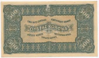 1923. 500K nyomdahely jelölés nélkül T:II- 
Adamo K34