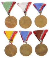 1965. "Szolgálati Érdemérem - A Haza Fegyveres Szolgálatában 10, 15, 20, 25, 30, 35 év" 6d...