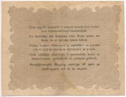 1848. 10Ft "Kossuth bankó", sajtóhiba "BÖRTÖNÖZTETÉSSEL" első "Ö"-n cs...