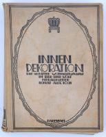 Innen-Dekoration. XXXVI. Jahrgang.  Darmstadt, 1929. Dr. Alexander Koch. Teljes évfolyam. Egészoldalas és szövegközti képekkel.  kiadói, laza egészvászon kötésben