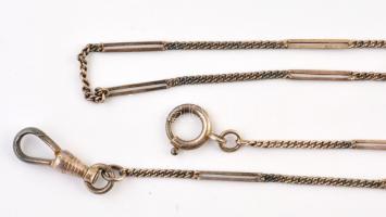 Ezüst(Ag) lornyonlánc, jelzett, h: 183 cm, nettó: 20,5 g