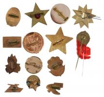 Szovjetunió 15db-os kitűző és jelvény tétel, közte Lenin gyermek korában T:1-
Soviet Union 15pcs of...