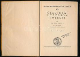 Bíró Lajos: Új-guineai utazásom emlékei. Népszerű Természettudományi Könyvtár 13. Bp., 1932, Királyi...