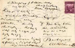 1933 Tátrafüred, Alt Schmecks, Stary Smokovec; Hoepfner Gusztáv ház / hotel. Geza Bányász photo