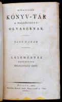 Holosovszki Imre, Szombat-helyi: Lelemények. Öltöztette - -.
Pest, 1808. Hartleben 1 t. (rézmetszet...