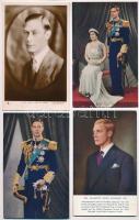 4 db RÉGI angol uralkodói képeslap / 4 pre-1945 British royalty motive postcards
