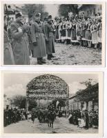 2 db RÉGI használatlan irredenta, bevonulási képeslap: Párkány és Galánta / 2 unused entry of the Hungarian troops postcards from 1938: Stúrovó and Galanta