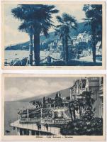 Abbazia, Opatija; - 12 db régi képeslap / 12 pre-1945 postcards