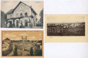 22 db RÉGI történelmi magyar városképes lap jó minőségben a Magyar Királyság területéről / 22 pre-19...