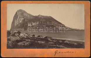 cca 1880 Gibraltar fotó / photo 7x9 cm