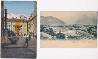 32 db RÉGI osztrák városképes lap / 32 pre-1945 Austrian town-view postcards