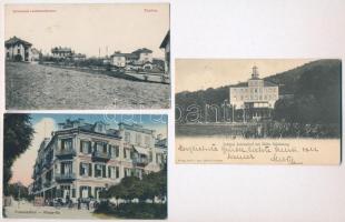 15 db RÉGI német és cseh városképes lap / 15 pre-1945 German and Czech town-view postcards